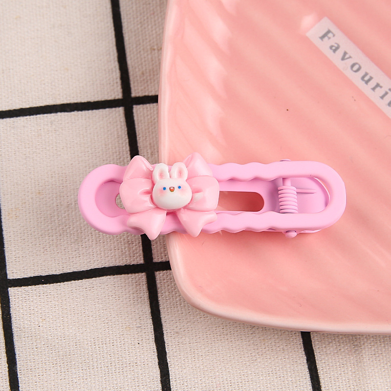 Primavera nueva historieta Sanrio oval metal horquilla linda chica dulce lado Bangs hairpin tocado