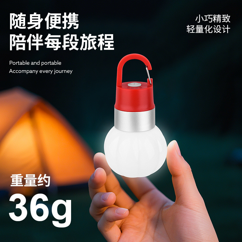 跨境新款DIY水瓶灯LED露营灯USB充电RGB灯光户外野营帐篷氛围灯|undefined