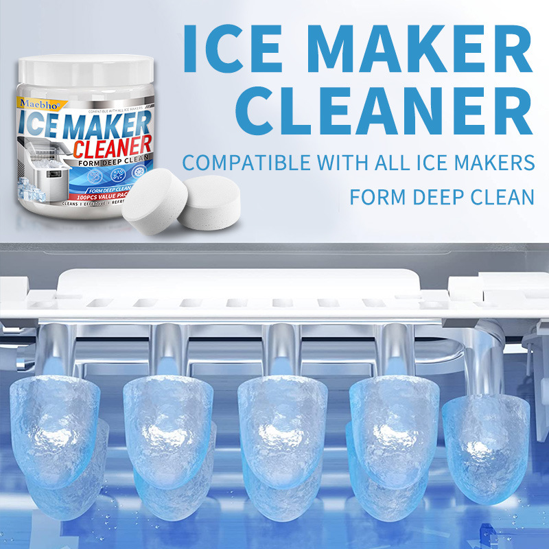 Máquina de hielo transfronteriza Tabletas de limpieza Máquina de hielo Tabletas efervescentes de limpieza Máquina de hielo de limpieza Tabletas efervescentes de mantenimiento de manchas image 5