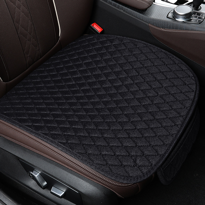 Cojín de coche cuatro estaciones Universal de una sola pieza transpirable sin respaldo de tres piezas verano fresco cojín trasero cojín de asiento de coche funda de cojín