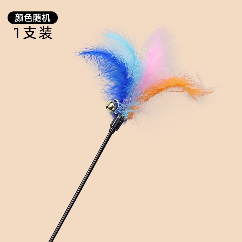 Plumas para divertir a los gatos