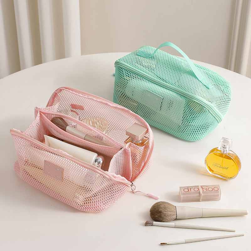 capacious cosmetic bag