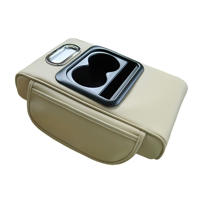 armrest box booster pad cup: Armrest box pad - gt-6-no-embroidery-2m-colors-free-a-pack-of-small-tissues