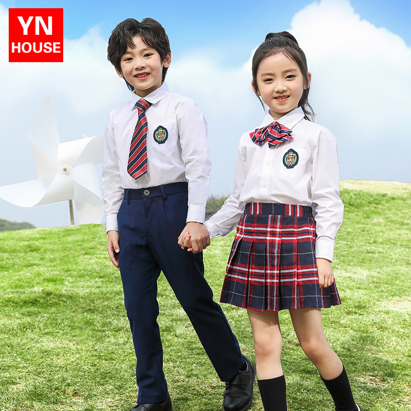 Children's Chorus Performance Costumes, British-Style School Uniforms, Poetry Recitation Costumes, Primary and Secondary School Students' Kindergarten Uniforms