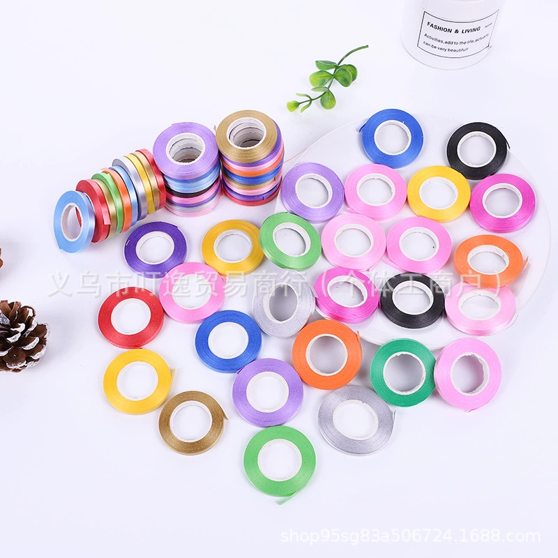 Лента 10m ленты, украшение для воздушных шаров, день рождения, свадебные принадлежности, баннер, гирлянда, веревка, лента, источник, завод