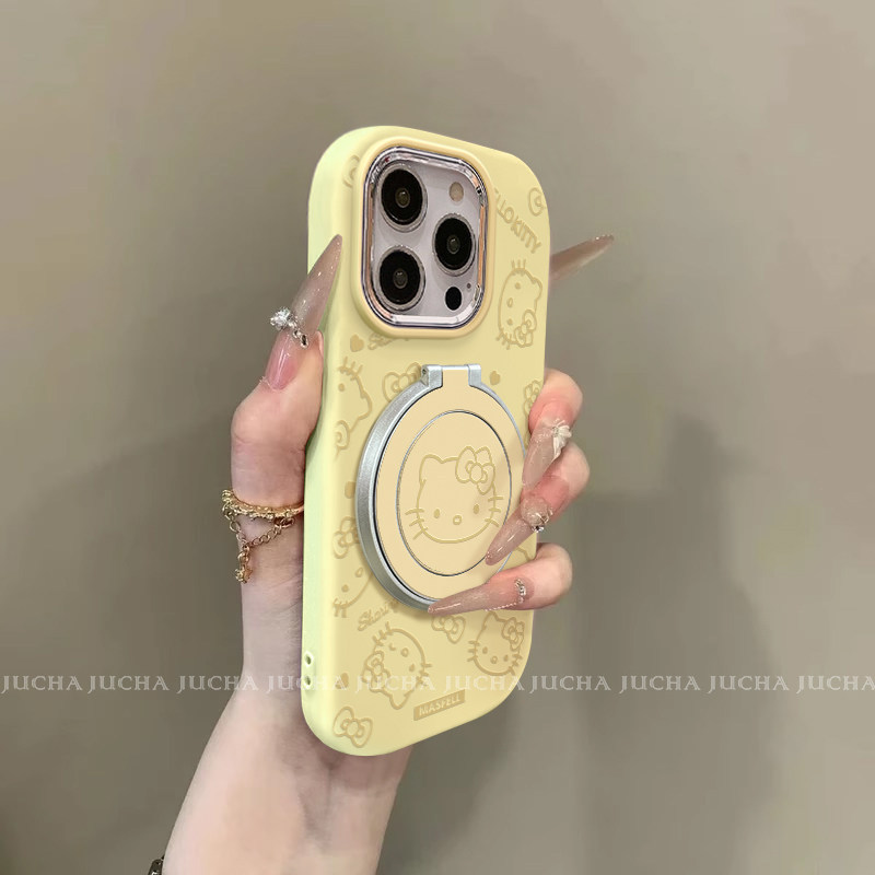 Yellow-line Line Kitty+x1042 yellow kt cat head rotating bracket