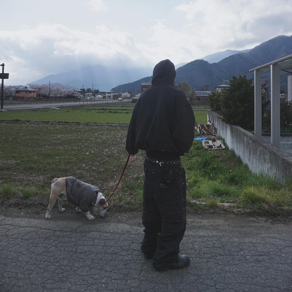 High Street THUG CLUB lavado de agua hace viejos remaches de calavera cruzada para hombres sueltos versátiles chaquetas con capuzas