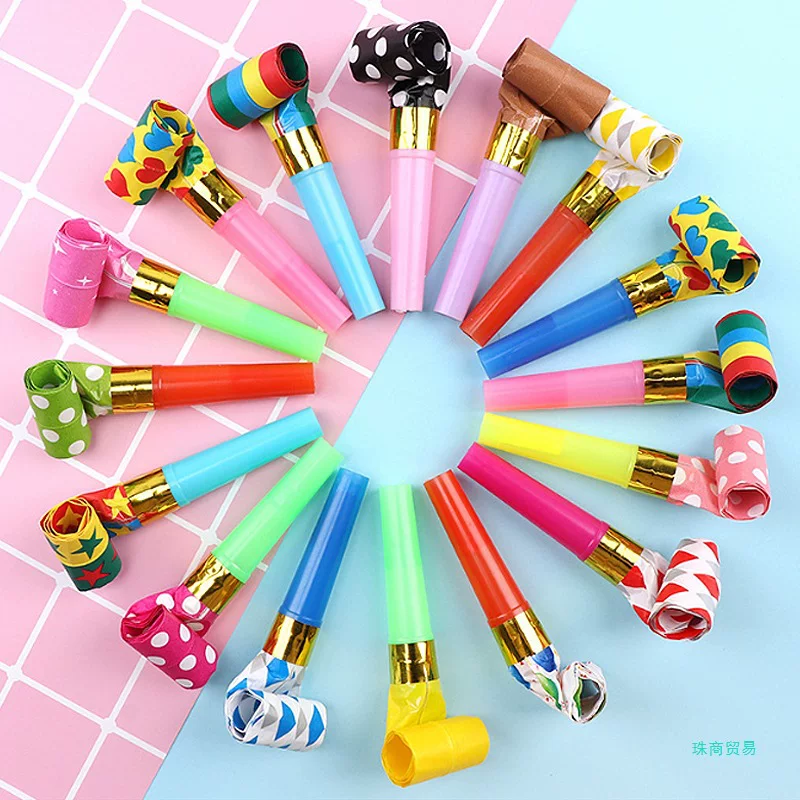 Whistle, toy, telescopic megaphone, creative evening dress