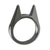 Anti -body cat earlier finger buckle rings Broken Wolf Men's Outdoor Products Cat Ear Defense Ring