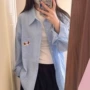 春夏宽松格子防晒衬衫