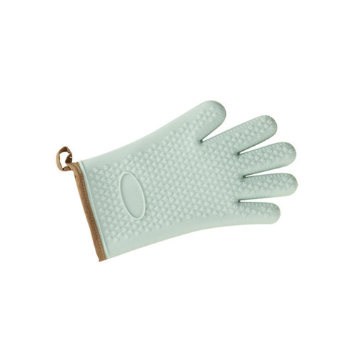 Wholesale Thick Silicone Insulated Gloves Household High-temperature Oven Baking Anti-Scald Gloves Kitchen Five-Finger Gloves