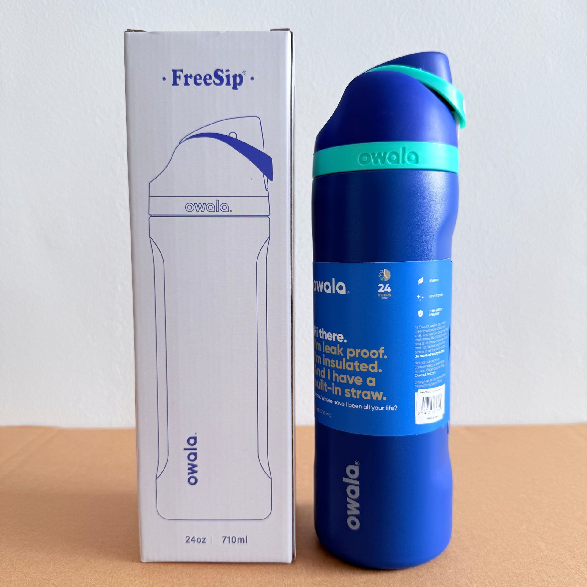 Owala en stock de gran capacidad portátil hervidor de agua al aire libre para hombres tazas de agua caliente de moda para mujeres tazas de fruta deportivas al por mayor