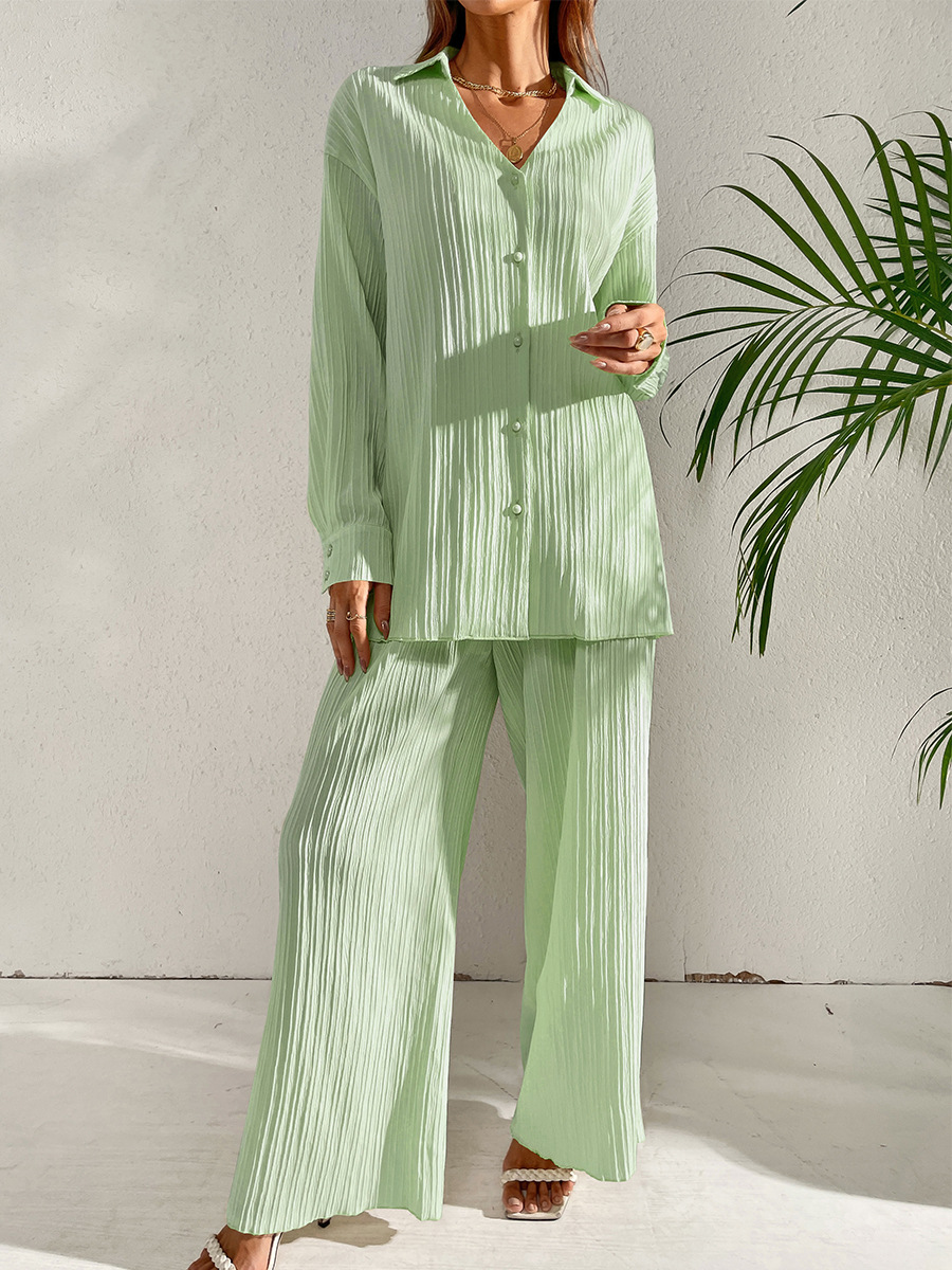 546g Weight Long Sleeve Sleeve Length 4-Way Stretch Fabric, Cotton Silk, Polyester Fabric Type Pant Co-ord Set Sets Type 2 Piece Set Quantity Daily Occasion Breathable Function Regular Fit Fit Type Solid Color Pattern Spring, Autumn Season Women'S Gender Patchwork Design Fashion Style Daily Women'S Fashion Solid Color 4-Way Stretch Fabric Cotton Silk Polyester Patchwork Pant Co-ord Set Pants Sets 11