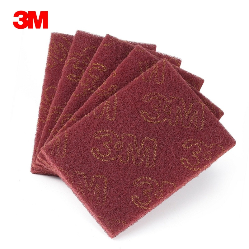 百洁布7447 8工业用白洁不锈钢拉丝厨房清洁洗碗布刷锅去污菜瓜布