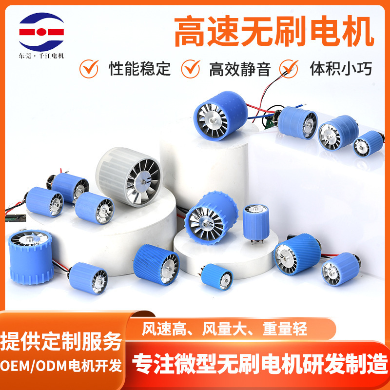 High-Speed Ducted Motor with a Lifespan of over 1000 Hours, Low-Noise Vacuum Ironing Machine, Iron with 1-160,000 Rpm Brushless Motor