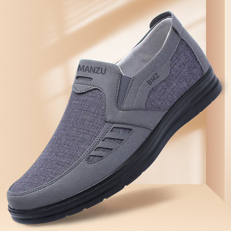 Cloth Shoes for Men, Breathable Men's Single Shoes, Middle-Aged and Elderly Dad's Shoes, Casual Large Size Shoes, Dad's Shoes, Comfortable for Middle-Aged and Elderly People