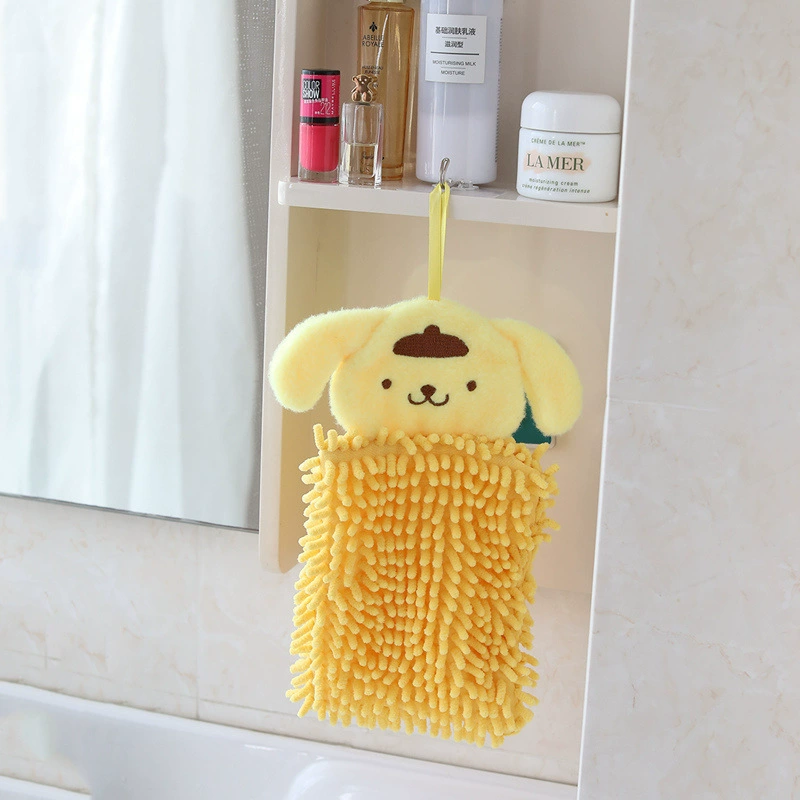 Мультяшная симпатичная собачка Cuolomi Yumani Meladiti Snowy кухонное полотенце для впитывания воды, может висеть на руке как шарф