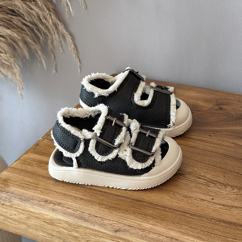 Lauflernschuhe für Kleinkinder, weiche Sohle, niedliche und verspielte Mädchenschuhe für einjährige Kinder_voghion.com