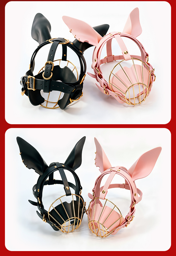 Jiuai SM Couple’s Teasing Prop, Black PU Intimate Play Accessory — detail image 16