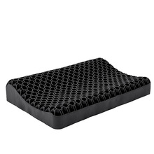 竹炭凝胶枕头tpe果胶枕释压护颈椎厂家一件代发