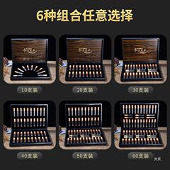 虫草の包装箱の新型のあの曲の冬虫夏草のギフトボックスの高級な20管の50本の小さい管の贈り物の木の箱の空の箱