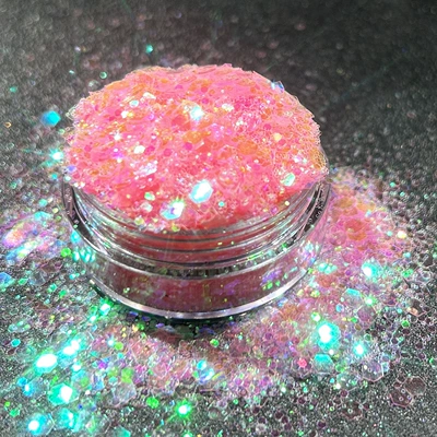 Dırnaq bəzəkləri | Iridescent Polarized Semi-Transparent Sparkling - 1715-30ml