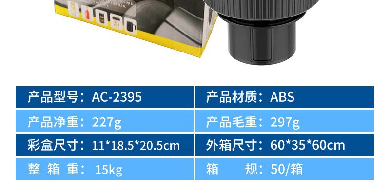 Source Manufacturer Car Water Cup Holder, Large Truck Insulated Cup Holder, Large Multi-Functional Car Water Cup Holder