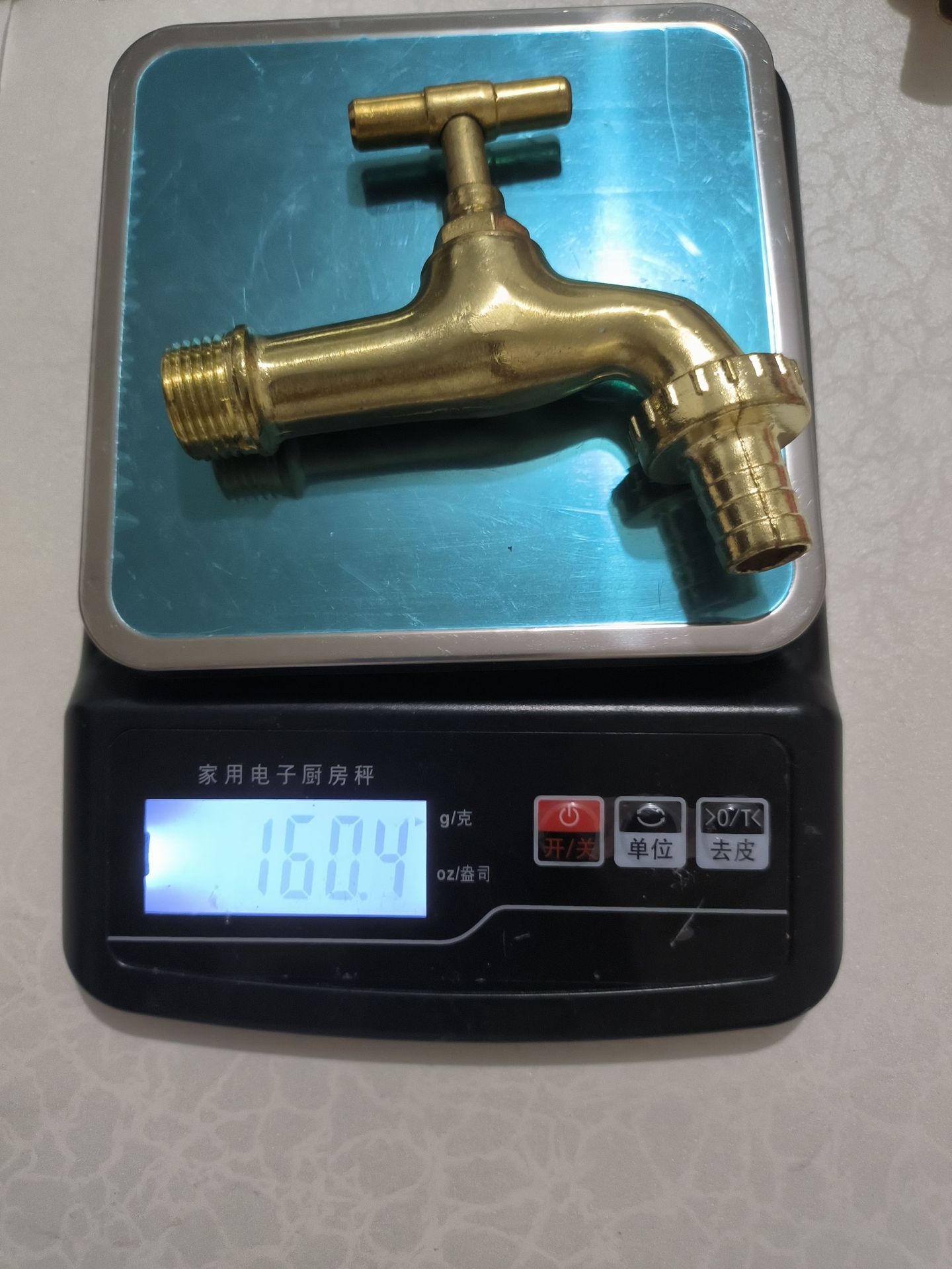 【 Factory Direct Sales 】 Cross-border zinc alloy copper-plated faucet 4-point and 6-point small faucet ball valves for foreign trade to South America Specification drawing