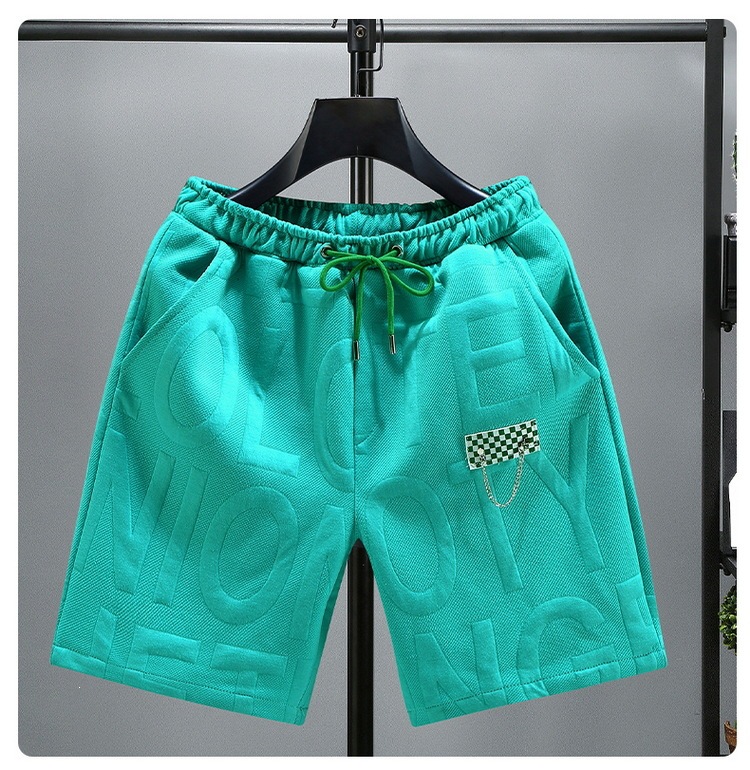 Plus Size Men's Summer Loose Shorts Trendy Five-Point Beach Pants Casual Mid-Length Fashion_viptrois.com