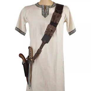 wish New medieval retro sword suit outdoor fencing cosplay gun case strap stage performance props