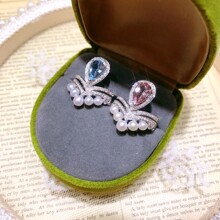 ��Ȼ��ˮ����B����18k���ʯ�Ƕ���{����ָ��ʯ30�� ��ʯ1�� ��