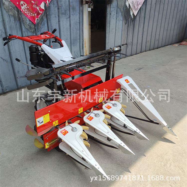 辣椒小麦水稻割倒机汽油宽幅收割机艾草割晒机