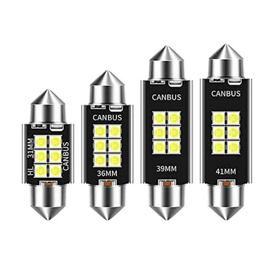 LED Avtomobil Oxu İşığı Dam İşığı Nömrə İşığı 3030 6SMD 31/36/39/41mm