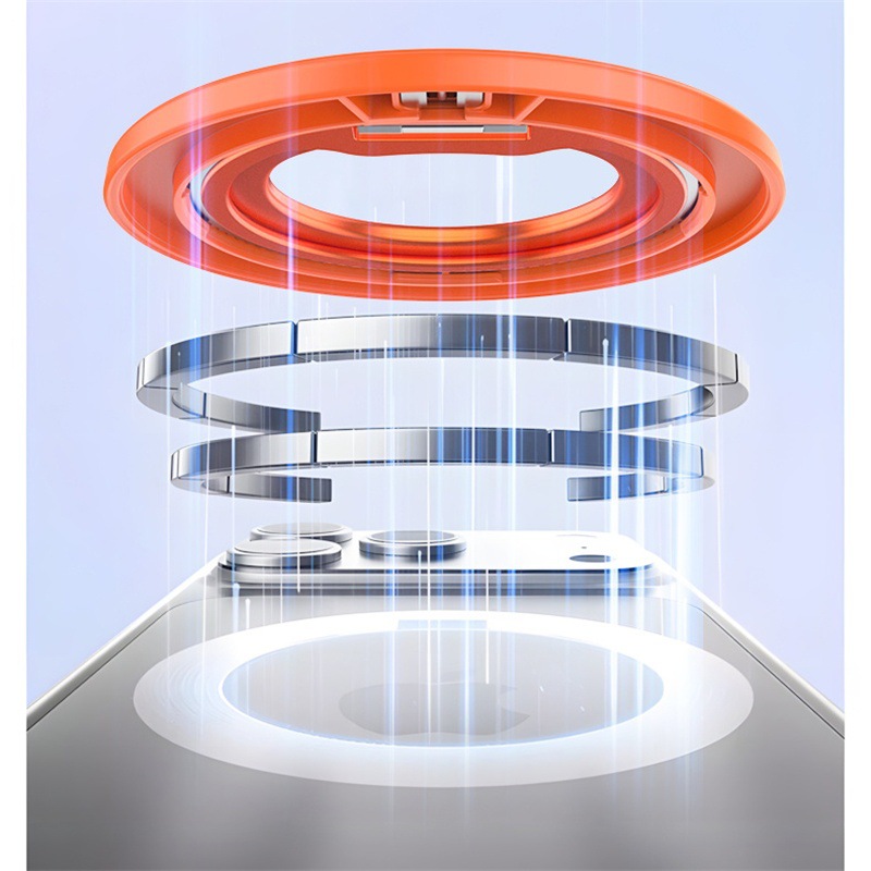 Fábrica de origen CX - 2 polvo flash magnético 360 soporte de teléfono móvil giratorio brazalete magsafe soporte plegable