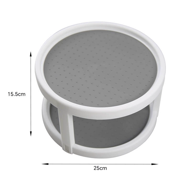 Spice Rack Shelf Rack Rotating Plastic Kitchen from Yomiego