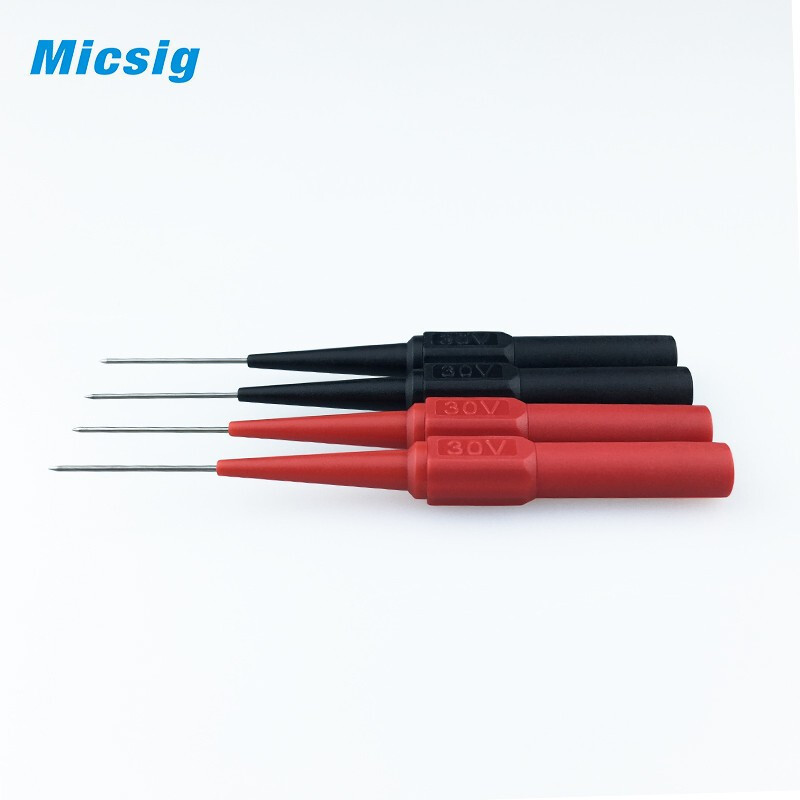 麦科信汽车维修刺破线探针 表棒探针 万用表表笔1mm背针