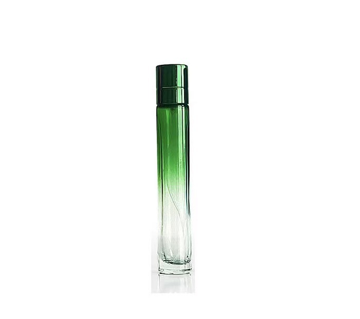 Botella de perfume 30ml botella de vidrio cilíndrica spray de color transparente muestra de viaje portátil botella de paquete personalizada