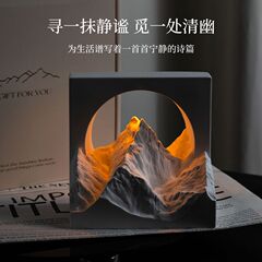 雪山香薰扩香石夜灯摆件生日礼物送女生朋友闺蜜感小众