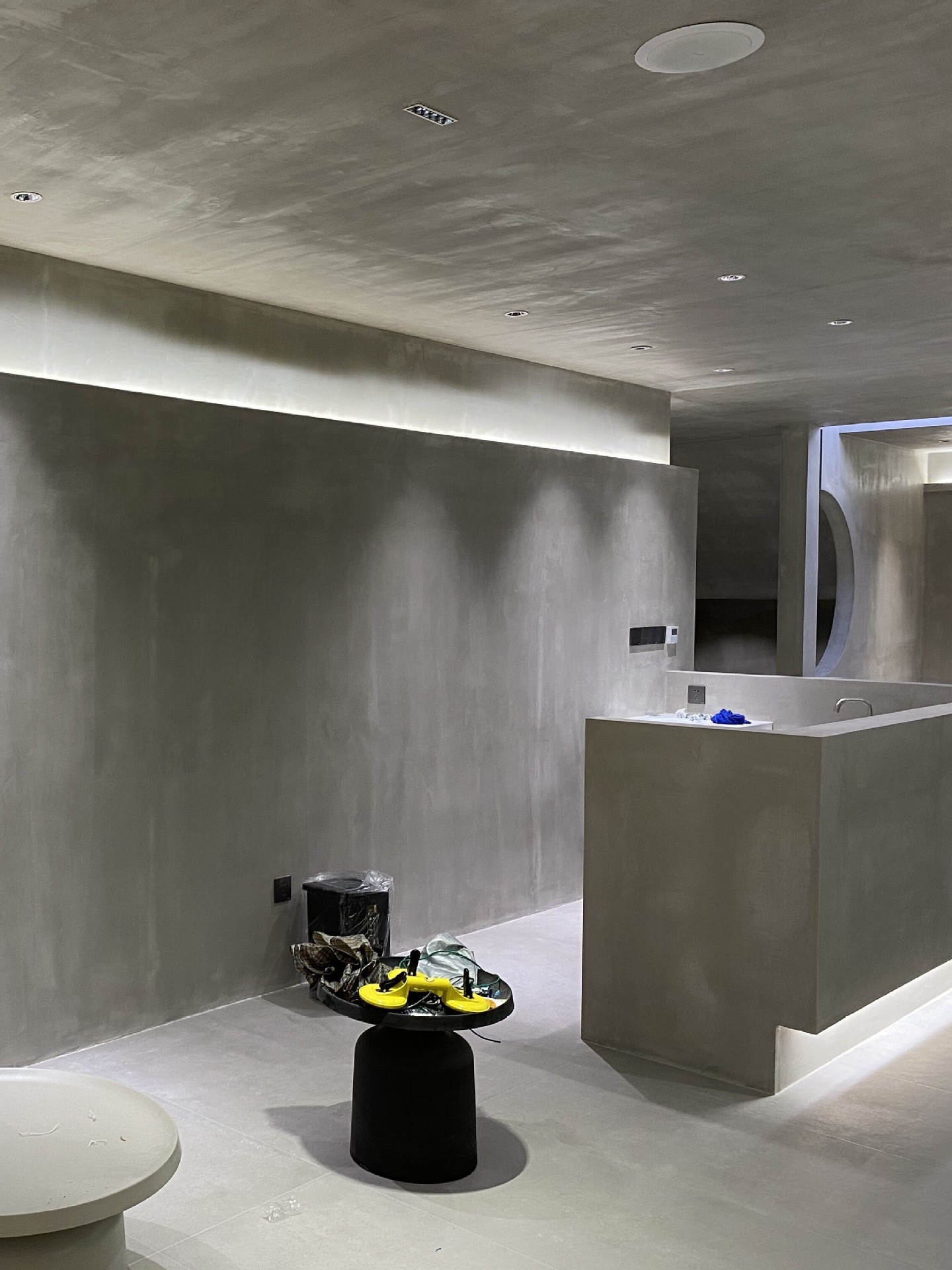 水泥漆清水混凝土漆水泥墙面漆工业风微水泥墙地一体艺术墙垒德株