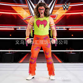 跨境亚马逊新品男士WWE终极战士服装cos角色扮演