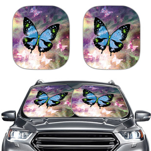 Sun Shading Amazon Chip Car Plate Color Sun Shading Sun Visor Car Yama Auto Products Block Car Butterfly