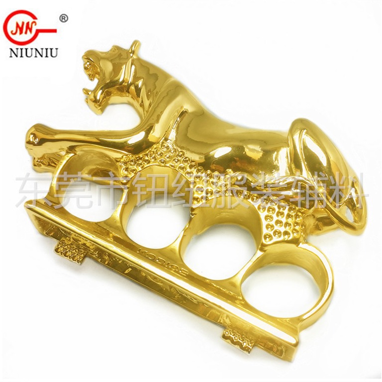 供应80MM银包夹、电金色手袋手提.豹子手袋配件