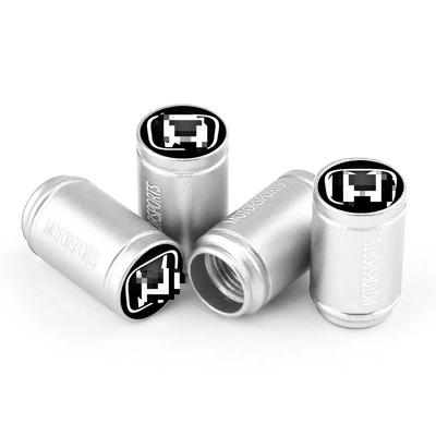 Valve Core Cover, valve - black-label-silver-4-pack