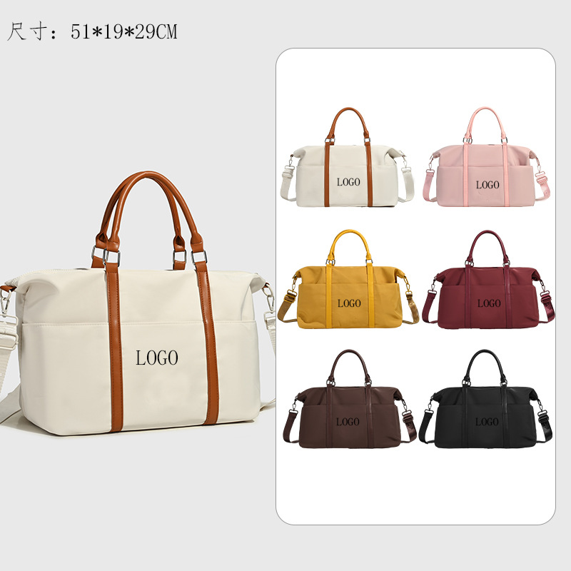 Cross-border travel bag, suitable for both men and women, lightweight, large capacity, ideal for gym use, short trips, business travel, and as a carry-on luggage bag