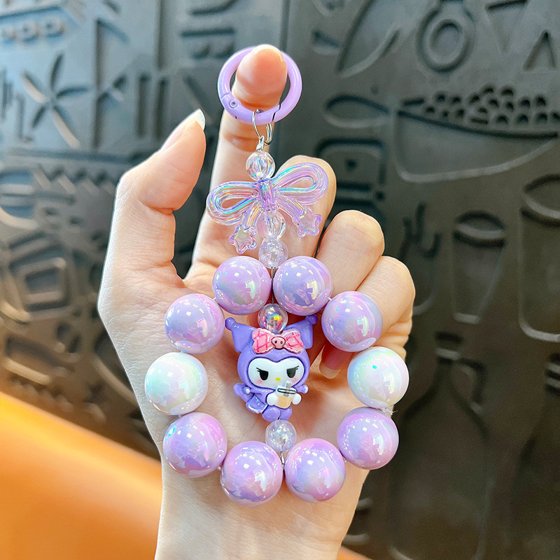 Creativa nueva muñeca pequeña cadena de teléfono móvil llavero colgante bolso lindo accesorios llavero de coche regalo al por mayor