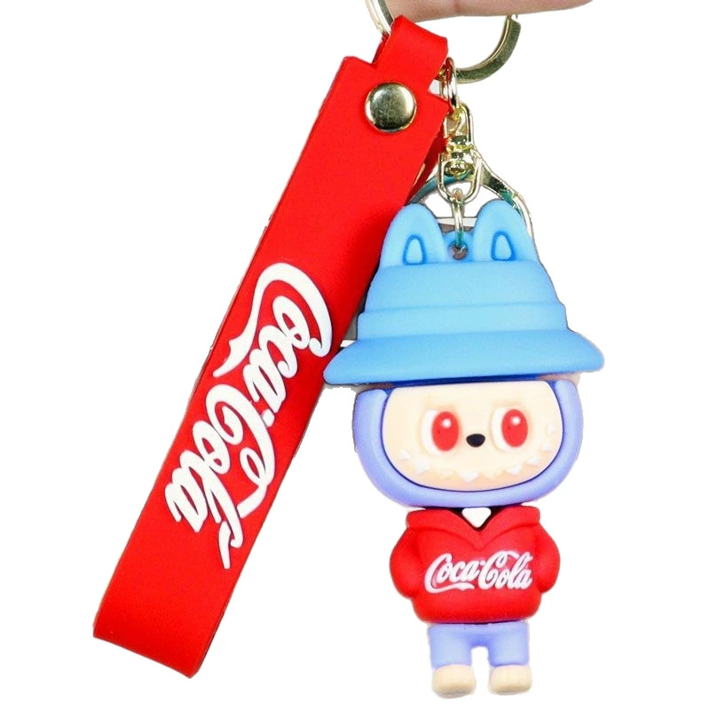 Эмалированная коллекционная фигурка Labubu серии Coca-Cola слепок ящик Лабубу третьего поколения фигура макарон силиконовый брелок