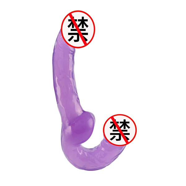 Qs-d014 transparent purple OPP bag