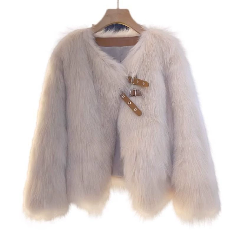 П Demi-Season Short Jacket, Korean Loose Fit, Chanel Style, Fur & Cotton Options, S–XL