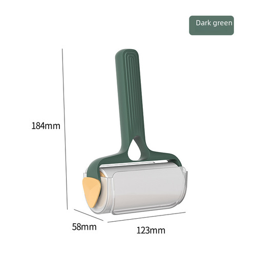 Cap-mounted hair removal device, household clothing hair removal magic tool, tearable adhesive roller for hair removal, hair roller