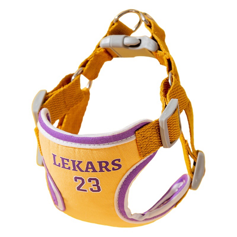 Perro Four Seasons chaleco deportivo transpirable cuerda de tracción perro mediano y pequeño mascota salida mascota caminando cuerda de perro